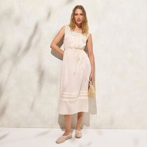 J.CREW Crochet Trim Dress